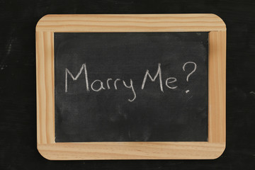 Obraz premium Marry me