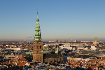 Fototapeta na wymiar Copenhagen Skyline View