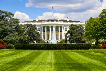 Tableaux ronds sur plexiglas Lieux américains The White House