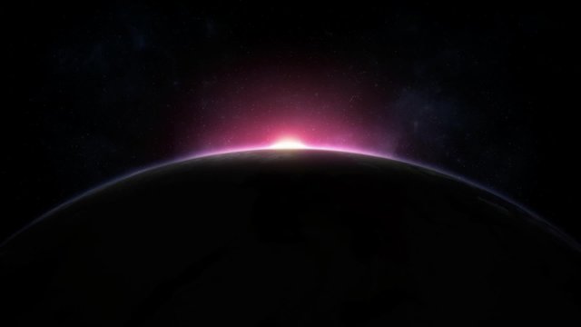 Sunrise Over Planet Earth
