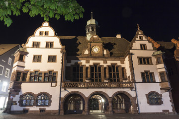 Fototapeta na wymiar Old Town Hall (Altes Rathaus) in Freiburg im Breisgau, Germany
