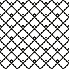 Monochrome elegant seamless pattern