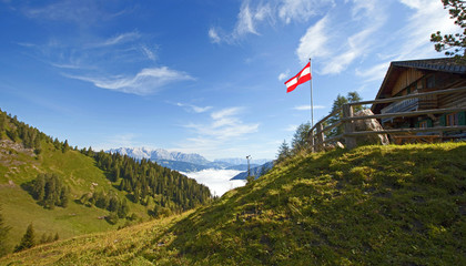 Naklejka premium Auf der Heinrichalm
