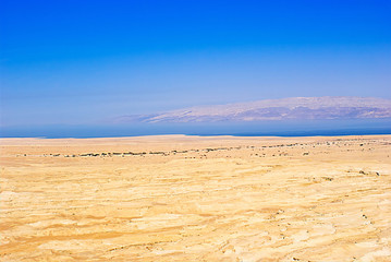 Judean desert. Shore of the Dead sea