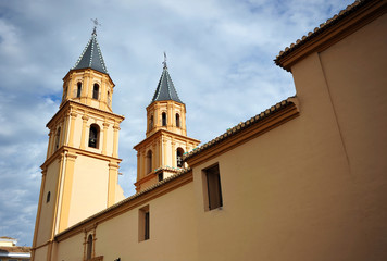 Fototapeta na wymiar Órgiva, Iglesia de Nuestra Señora de la Expectación, Alpujarra, provincia de Granada, España