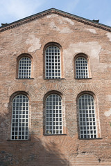 wall of Saint Sofia church in Sofia, Bulgaria