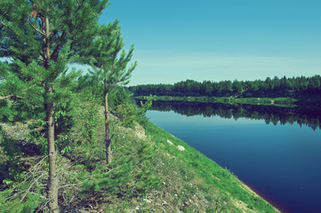 Fototapeta na wymiar Pinyega River