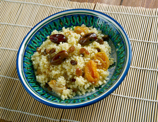 Mauritania dish  couscous