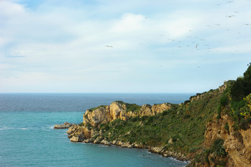 Fototapeta na wymiar Cape Milazzo, Sicily, Italy