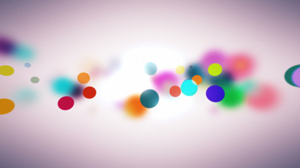 Bokeh with depth of field, Valentine’s Day background