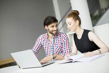 Young people in the office