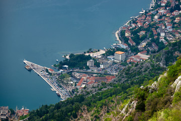 The Street in the Old town of Budva. Montenegro.
