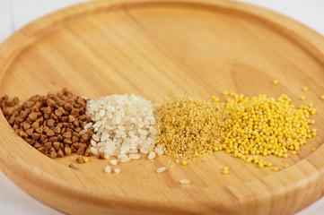 Cereals - buckwheat rice millet