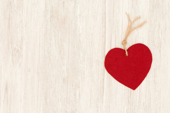 Valentine red hearts