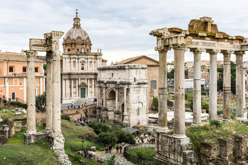 Fototapeta na wymiar Forum Romanum, Rom