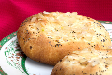 Jewish onion bread - Pletzel