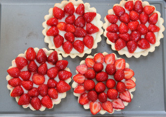 Strawberry tart