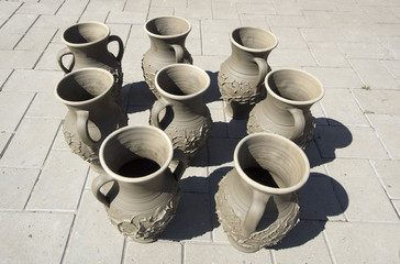 Handmade pots