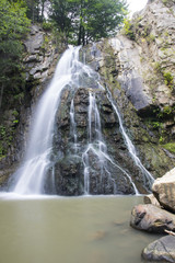Fototapeta na wymiar Rock waterfall