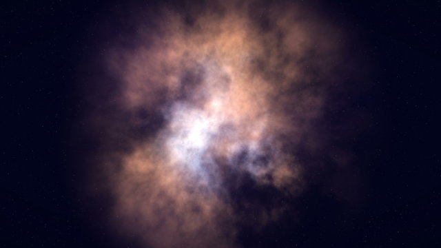 Flight through the Cosmic Clouds of a Nebula - 4K