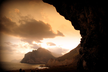 mystische Küste in Salalah