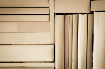 Old books in the library