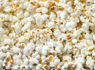 Hundreds popcorns background