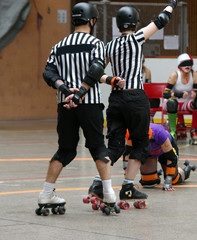 Fototapeta premium roller derby