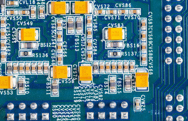 circuit board background of computer motherboard
