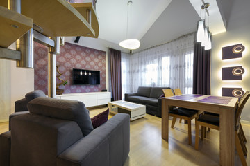 Modern luxury interior design apartment
