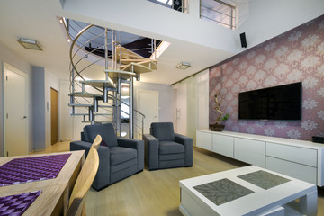 Modern interior design apartment