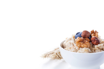 Oatmeal porridge in bowl