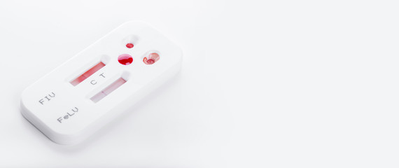 Fototapeta na wymiar Blood testing kit