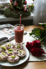 Homemade yogurt tarts