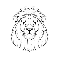 Logo with head of a lion