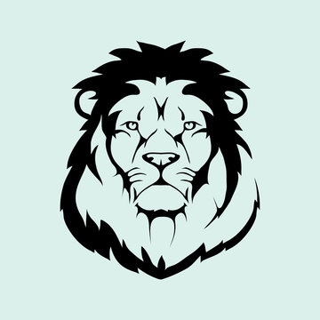 Logo with head of a lion