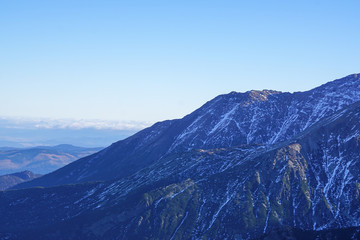 Krajobraz górski zimą © Aruru
