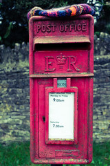Vintage British postbox