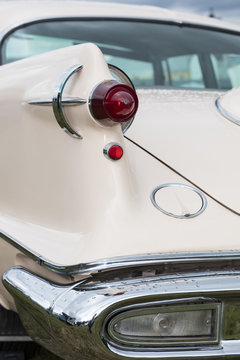 Rear detail of a vintage car