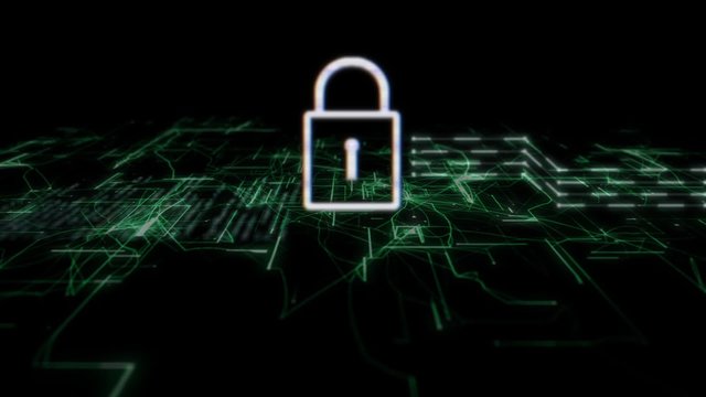 Data Security Lockdown Green
