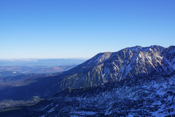 Krajobraz górski zimą © Aruru
