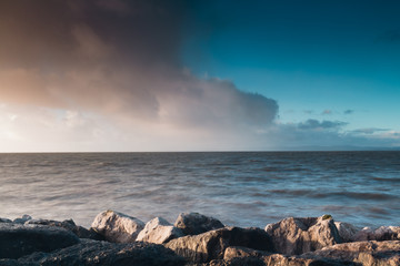 Clouds and sea