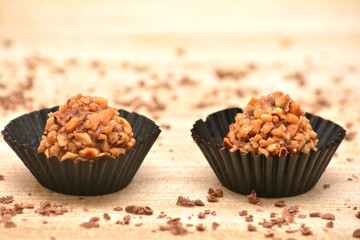 Praline with nuts