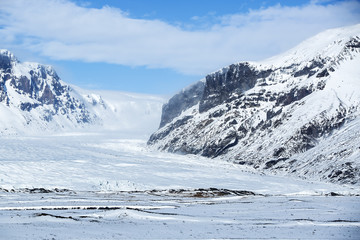 Fototapeta na wymiar Winter panorama of Iceland