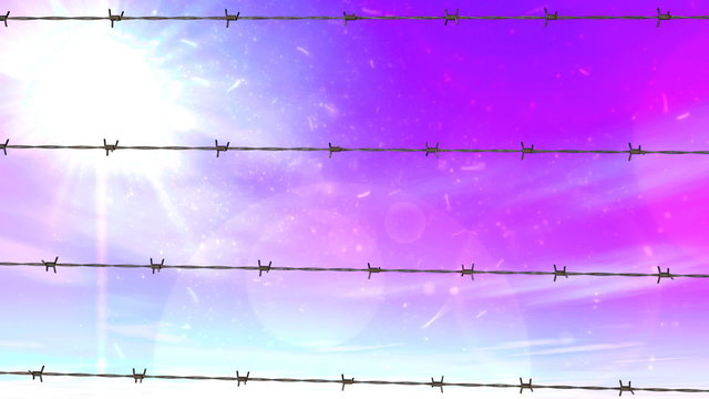Barbed Wire and Positive Sky HD