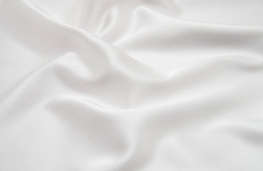 white satin fabric as background