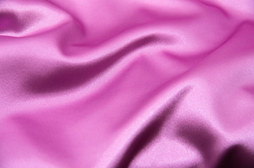 Smooth elegant pink silk can use as background