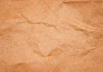 Crumpled paper for background usage