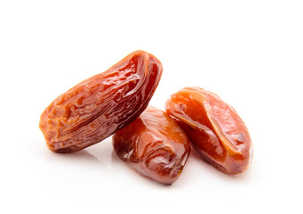 Dates isolated on white background