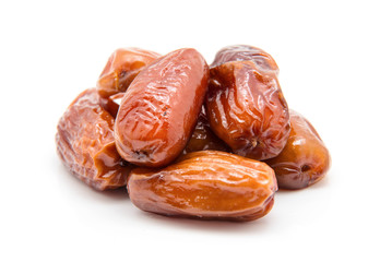 Dates isolated on white background